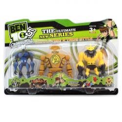 Ben10  3 светящиеся фигурки  5 серии  - Краб+Хамелеон+Робот