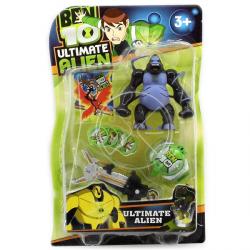 Ben10   1 фигурка + часы с дисками + пистолет