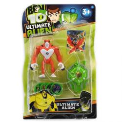 Ben10   1 фигурка + часы с дисками